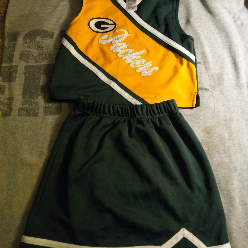 Greenbay Packers Cheer outfit.